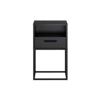 Comad NAVELLO BLACK 61-40-1S1O Noční stolek 40 cm 1 zásuvka