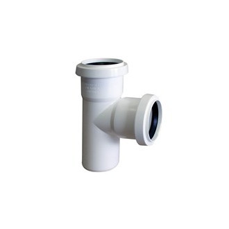 HTEA odbočka odpadní 40/40/87°  559680   BÍLÁ