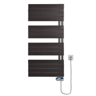 Radiátor Thermal Trend koupelnový "DHR-E" 750x1510 800W RAL 9005 MAT