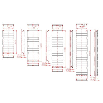 Radiátor Thermal Trend koupelnový "D" 450x1798