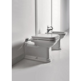 WALDORF WC mísa stojící, 37x65cm, spodní/zadní odpad, bílá 411601