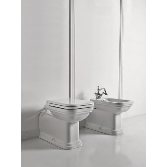 WALDORF WC mísa stojící, 37x65cm, spodní/zadní odpad, bílá 411601