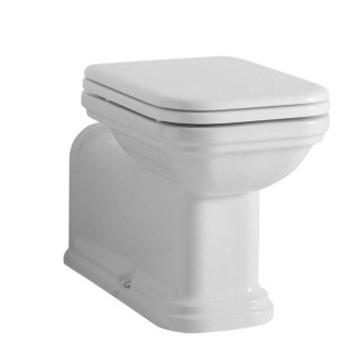 WALDORF WC mísa stojící, 37x65cm, spodní/zadní odpad, bílá 411601
