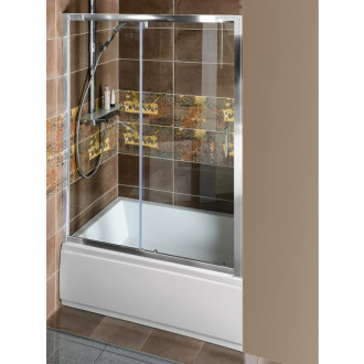 DEEP sprchové dveře posuvné 1300x1500mm, čiré sklo MD1315