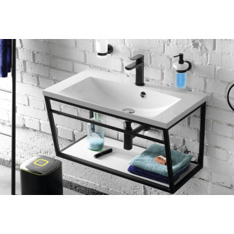 SKA konzole s policí 750x400x460mm, černá mat SKA102