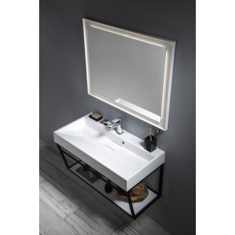 SKA konzole s policí 900x400x460mm, černá mat SKA103