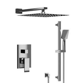 CUBEMIX podomítkový sprchový set s pákovou baterií, posuvný držák sprchy, chrom CM042-02