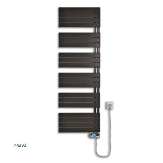Radiátor Thermal Trend koupelnový "DHR-E" 450x1222 400W ANTRACIT