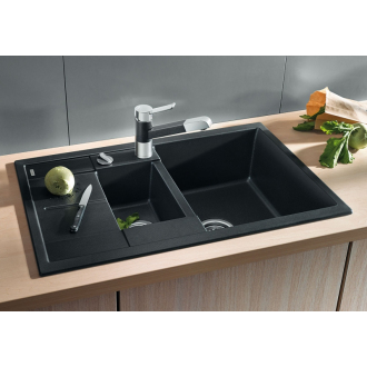 Blanco METRA 6 S Compact 513473 drez s odkvapom, obojstranný antracit drez vstavaný