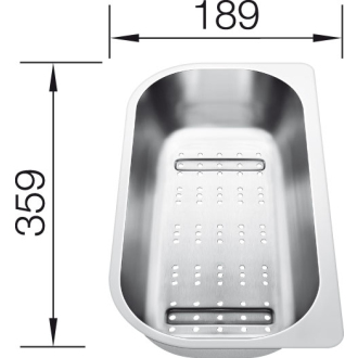 Blanco miska pre LIVIT 6 S nerez 221132 príslušenstvo