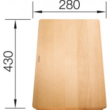 Blanco krájacia doska na keramické drezy SUBLINE drevo na keram. podstavné drezy 514544