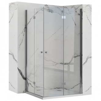 Rea Sprchovací kút 800x800x1900 bez vaničky - sklo transparent Fold N2 REA-K9990