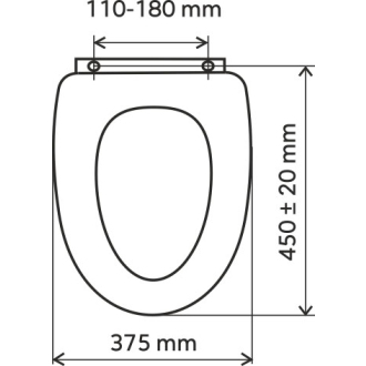 Novaservis Sedátko MDF WC/BILAMDF