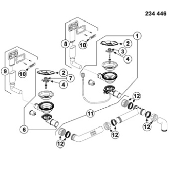 Blanco CLARON 6 S-IF 521646 drez s odkvapom, drez vľavo nerez lesk vstavaný/do roviny
