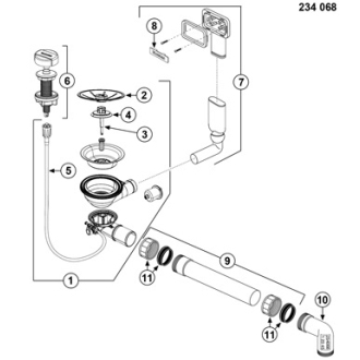 Blanco DIVON II 5S-IF 521660 drez s odkvapom, drez vpravo hodvábny lesk, vstav/do roviny