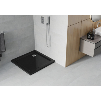 MEXEN Sprchová vanička Black 80X80, 40708080