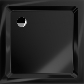 MEXEN Sprchová vanička Black 80X80, 40708080
