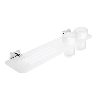 Nimco Keira KE X350-58DW-26 Polica IXI s pohármi chróm