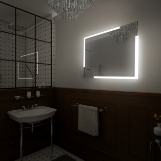 Nimco Séria 14000 ZP 14002 LED zrkadlo 600x800 rám hliníkový