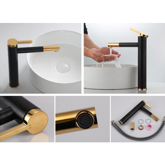 Batérie umývadlové SMART Black Gold REA-B7402