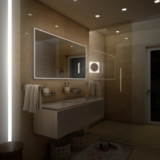 Nimco Séria 13000 ZP 13008 LED zrkadlo 1400x700 rám hliníkový