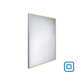 Nimco Séria 13000 ZP 13002V LED zrkadlo 600x800 s dotykovým senzorom rám hliníkový