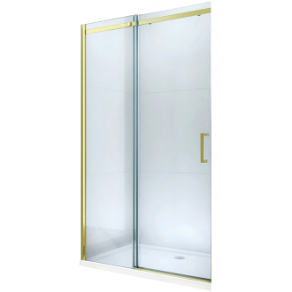 MEXEN OMEGA sprchové dvere 120x190 cm 8 mm zlatá-číre 825-120-000-50-00