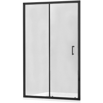 MEXEN APIA sprchové dvere 120x190 cm 5mm, čierna-číre 845-120-000-70-00