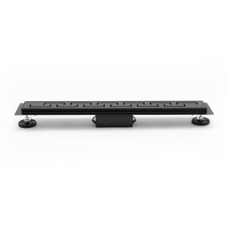 Rea Žľab s roštom Greek Black Matt 900 N REA-G8003