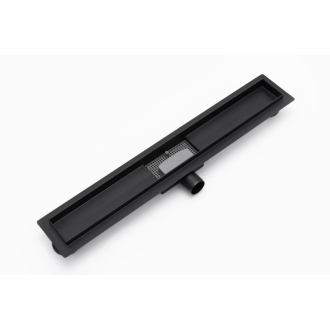 Rea Žľab s roštom Greek Black Matt 900 N REA-G8003
