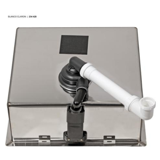 Blanco CLARON 450-U 521575 jednodrez nerez hodvábny lesk drez pod dosku