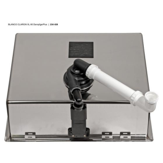 Blanco CLARON XL 60-U 521596 jednodrez nerez hodvábny lesk drez pod dosku