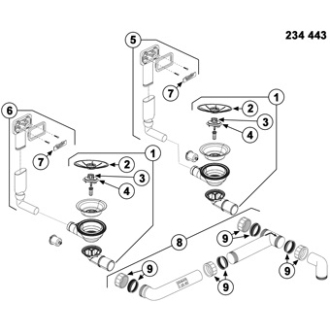Blanco ZEROX 340/180-U 521614 dvojdrez, hlavný drez vpravo hodvábny lesk drez pod dosku