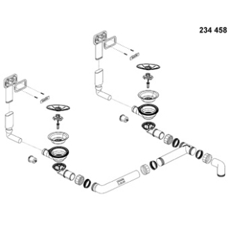 Blanco ANDANO 340/340-U 522983 jednodrez hodvábny lesk drez pod dosku