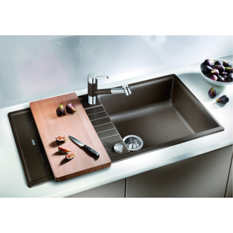 Blanco ZIA XL 6 S Compact 523263 drez s odkvapom, obojstranný antracit drez vstavaný