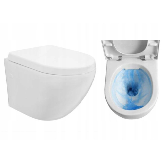 REA Závesné WC Carlo Mini Rimless ABS REA-C1000