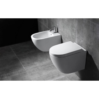 REA Závesné WC Carlo Mini Rimless ABS REA-C1000