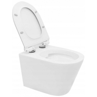 Rea Závesné WC Tomas Rimless Duroplast/Slim/ZM REA-C1257