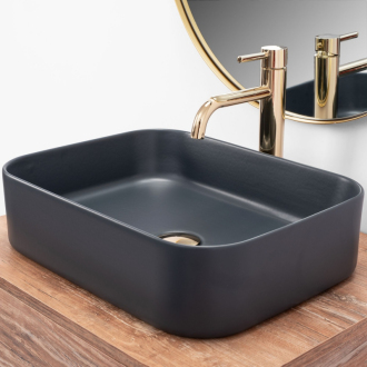 REA Umývadlo na dosku Kaya Navy Blue REA-U5656