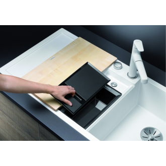 Blanco COLLECTIS 6 S 523346 drez s odkvapom, drez vpravo aluminium drez vstavaný