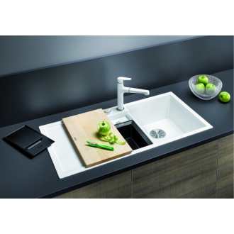 Blanco COLLECTIS 6 S 523346 drez s odkvapom, drez vpravo aluminium drez vstavaný