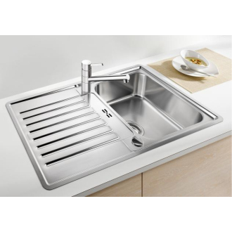 Blanco CLASSIC Pro 45 S-IF 523661 drez s odkvapom, obojstranný lesk vstavaný/do roviny