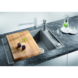 Blanco AXIA III 45 SF 523195 drez s odkvapom, obojstranný aluminium drez do roviny