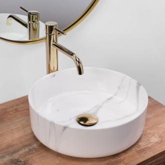 Rea Umývadlo na dosku Sami Marble REA-U5685