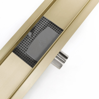 Rea Žľab s roštom Neo&amp;Pure 600 L.Gold REA-G7000