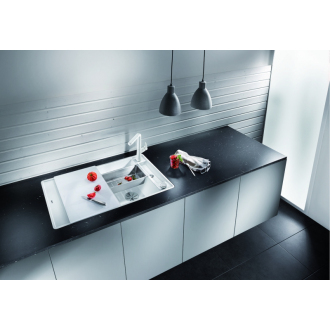 Blanco AXIA III 5 SF 523231 drez s odkvapom, obojstranný antracit drez do roviny