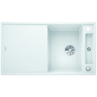 Blanco AXIA III 5 SF 523228 drez s odkvapom, obojstranný biela drez do roviny
