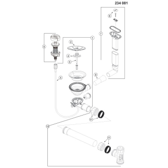 Blanco AXIA III 5 SF 523233 drez s odkvapom, obojstranný aluminium drez do roviny