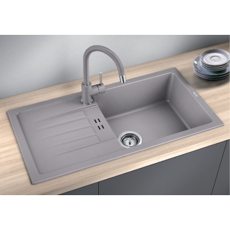 Blanco FAVUM XL 6 S 524235 drez s odkvapom, obojstranný biela drez vstavaný