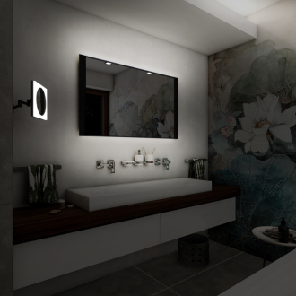 Nimco čierne LED zrkadlo 800x600 s dotykovým senzorom ZPC 41003V-90